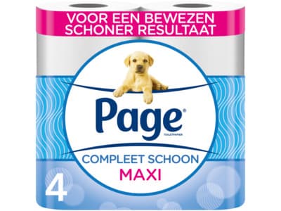 Page Toiletpapier compleet schoon maxi