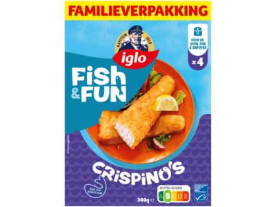 Iglo Fish & Fun Crispino's familieverpakking