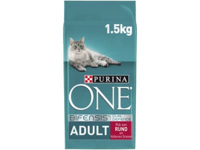 Purina one Adult kattenvoer rijk aan rund