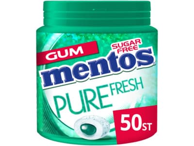 Mentos Pure Fresh Wintergreen Kauwgom mint Suikervrij Pot