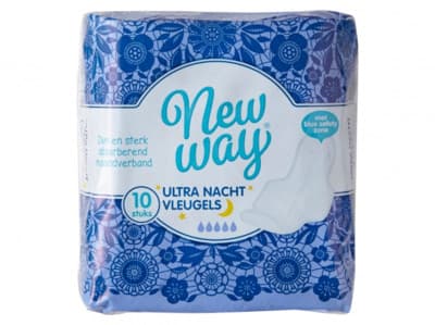 New Way Ultra maandverband met vleugels nacht