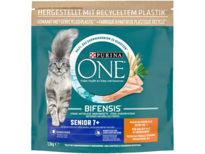 Purina one Senior kattenvoer rijk aan kip
