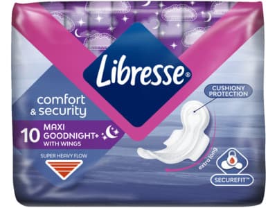 Libresse Maxi goodnight wings