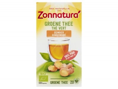 Zonnatura Groene thee gember