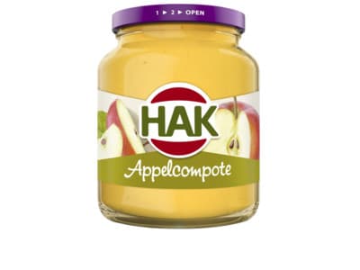 Hak Appelcompote met stukjes appel