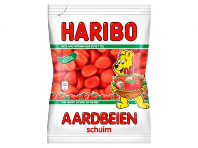 Haribo Aardbeien schuim