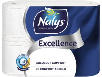 Nalys Excellence 5-laags maxi-vel 6 rol in papieren verpakking