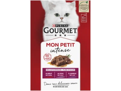 Gourmet Mon Petit Intense kattenvoer vlees