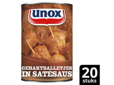 Unox Gehaktballetjes in satésaus