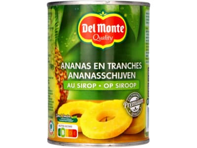 Del Monte Ananasschijven op lichte siroop