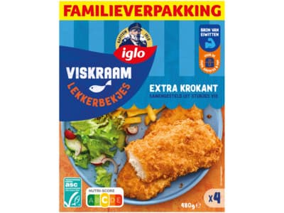 Iglo Viskraam lekkerbekjes familieverpakking