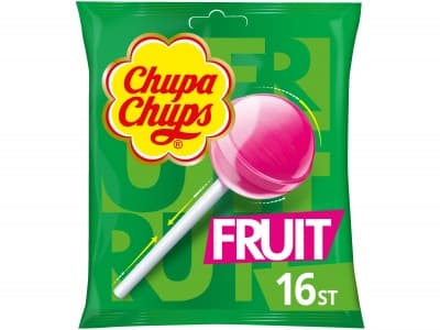 Chupa Chups Fruit Lollies Uitdeel Snoep Zak