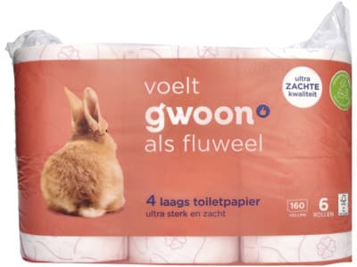 G'woon Toiletpapier 4 laags