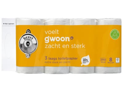 G'woon Toiletpapier 3 laags