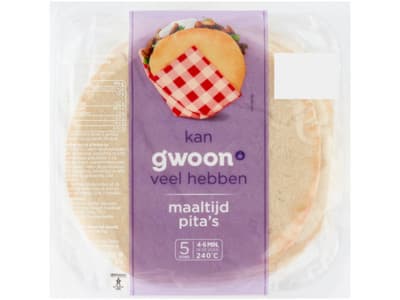 G'woon Maaltijd pita`s