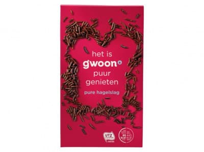G'woon Chocoladehagel puur