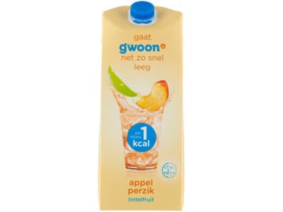 G'woon Tintelfruit appel perzik 1 kcal
