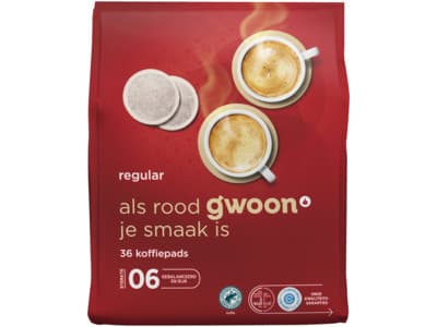 G'woon Koffiepads regular