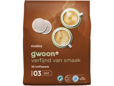 G'woon Koffiepads mokka