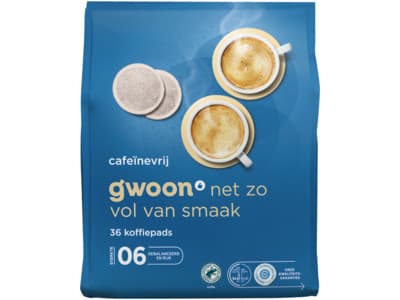 G'woon Koffiepads decafé