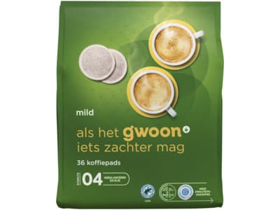G'woon Koffiepads mild