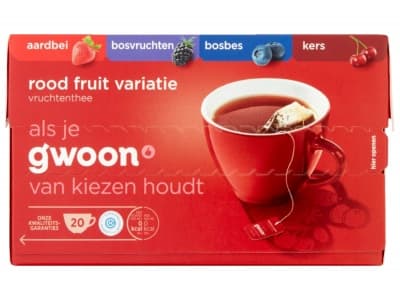 G'woon Rode Vruchtenthee Mix