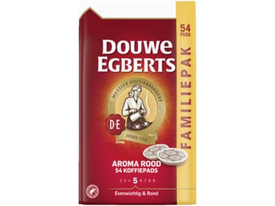 Douwe Egberts Aroma rood koffiepads familiepak