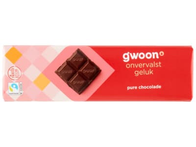 G'woon Chocoladereep puur