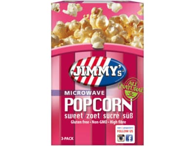 Jimmy's Magnetron popcorn zoet