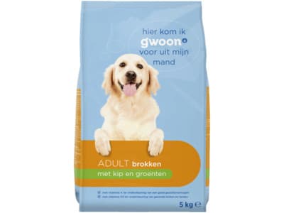 G'woon Brokken adult kip en groenten