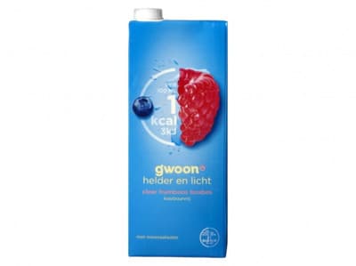 G'woon Clear framboos-bosbes