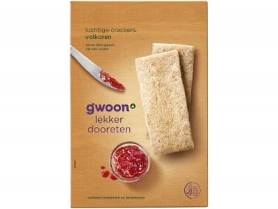 G'woon Luchtige crackers volkoren