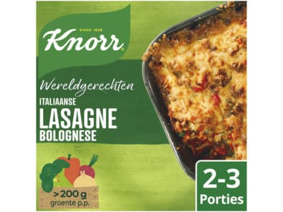 Knorr Wereldgerechten maaltijdpakket italiaanse lasagne bolognese