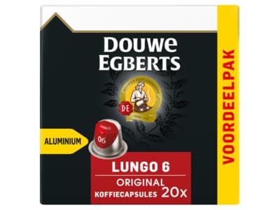 Douwe Egberts Lungo original koffiecups voordeelpak