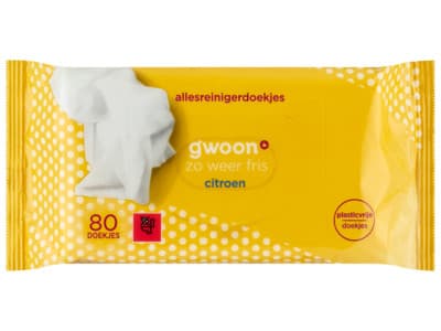 G'woon Allesreinigersdoekjes citroen