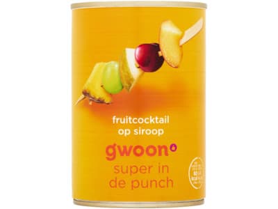 G'woon Fruitcocktail op siroop