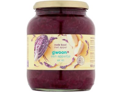 G'woon Rode kool met appel