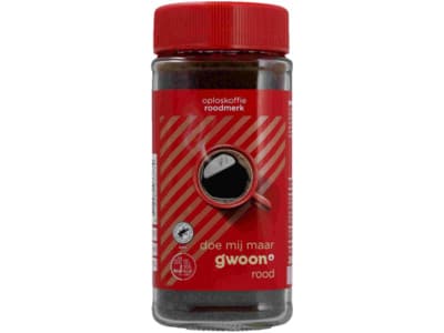 G'woon Oploskoffie rood
