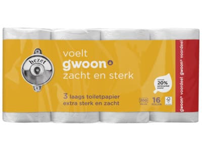 G'woon Toiletpapier 16 rol