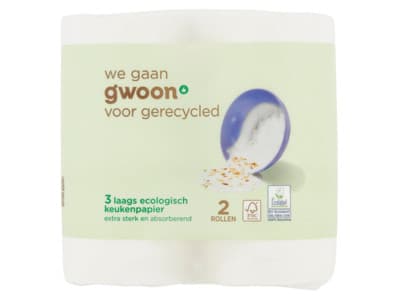 G'woon Keukenpapier 3 laags eco