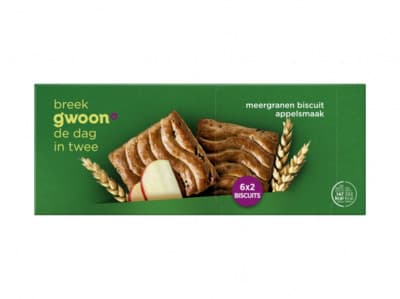 G'woon Meergranenbiscuit appel