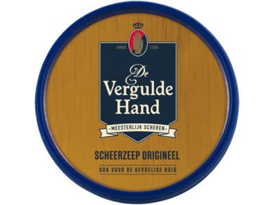 Vergulde Hand Scheerzeep