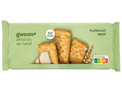 G'woon Fruitbiscuits appel