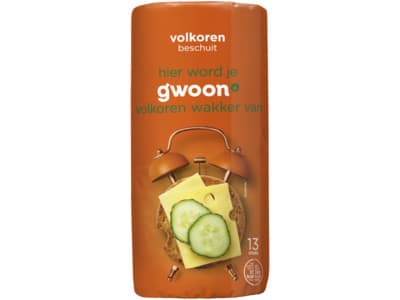 G'woon Beschuit volkoren