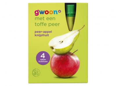 G'woon Knijpfruit appel peer