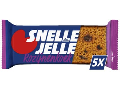 Snelle Jelle Kruidkoek rozijn repen