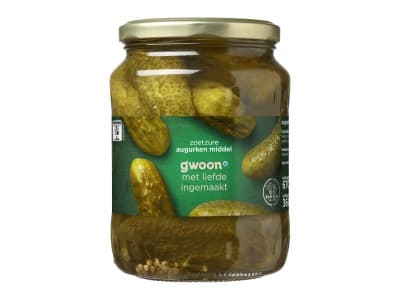 G'woon Augurken middel zoetzuur