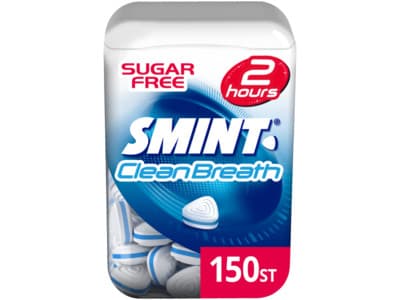 Smint Clean Breath Peppermint Suikervrij Pot Keelpastille
