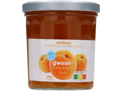 G'woon Fruitspread abrikoos