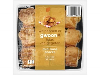 G'woon Mini kaassnacks